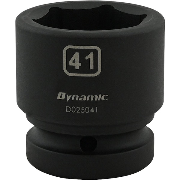 1" Drive Standard Socket, Black Phosphate, Tools 41MM X 1" Drive, 6 Point Standard Length